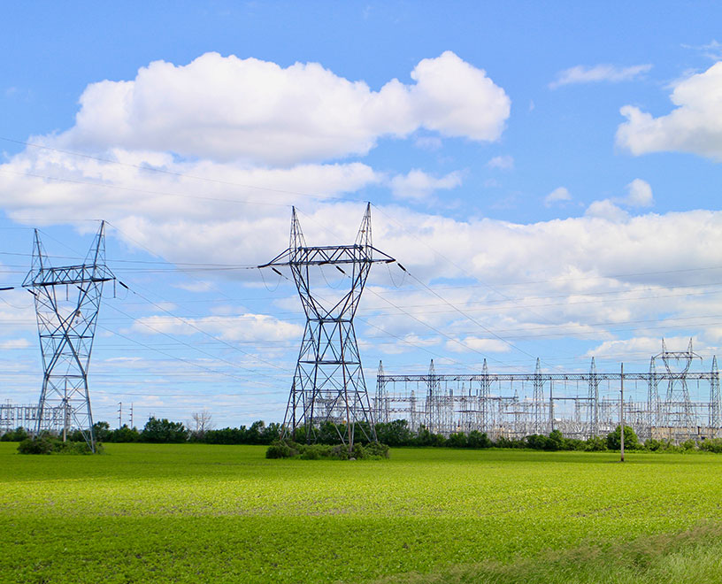 transmission towers